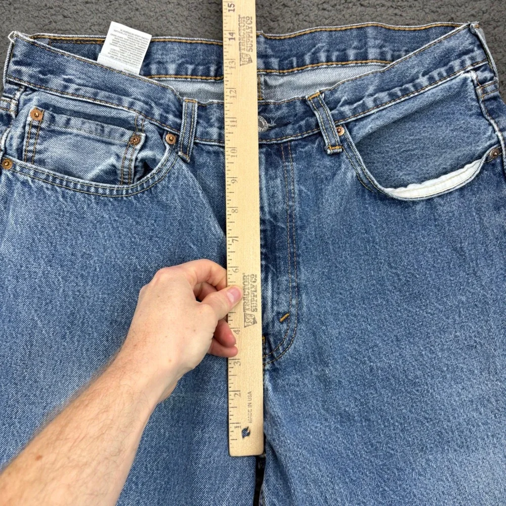 Levis 550 Relaxed Fit Tapered Leg Blue Denim‎ Jeans Mens 35x34 Medium Wash